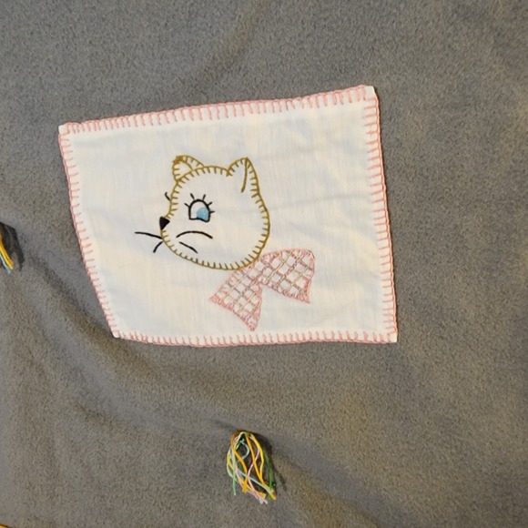 Homemade Winnie The Pooh Baby Blanket‎ Fleece Back & Embroidered - Picture 10 of 12